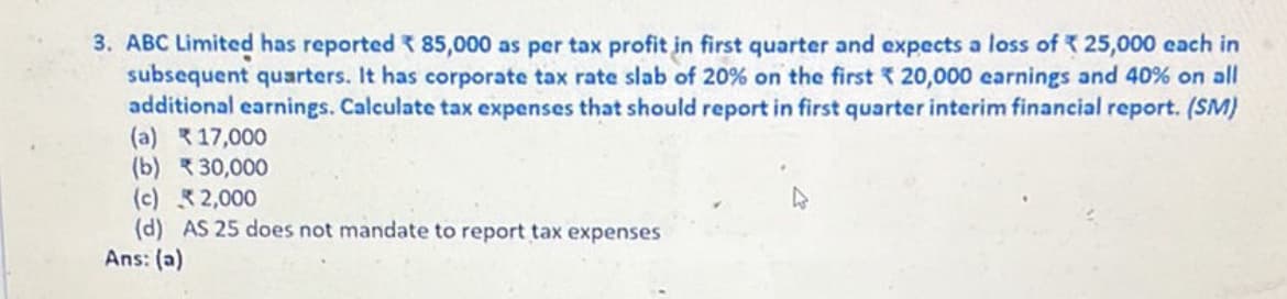 Image attached to the doubt: Can anyone please give me the solution AS 25