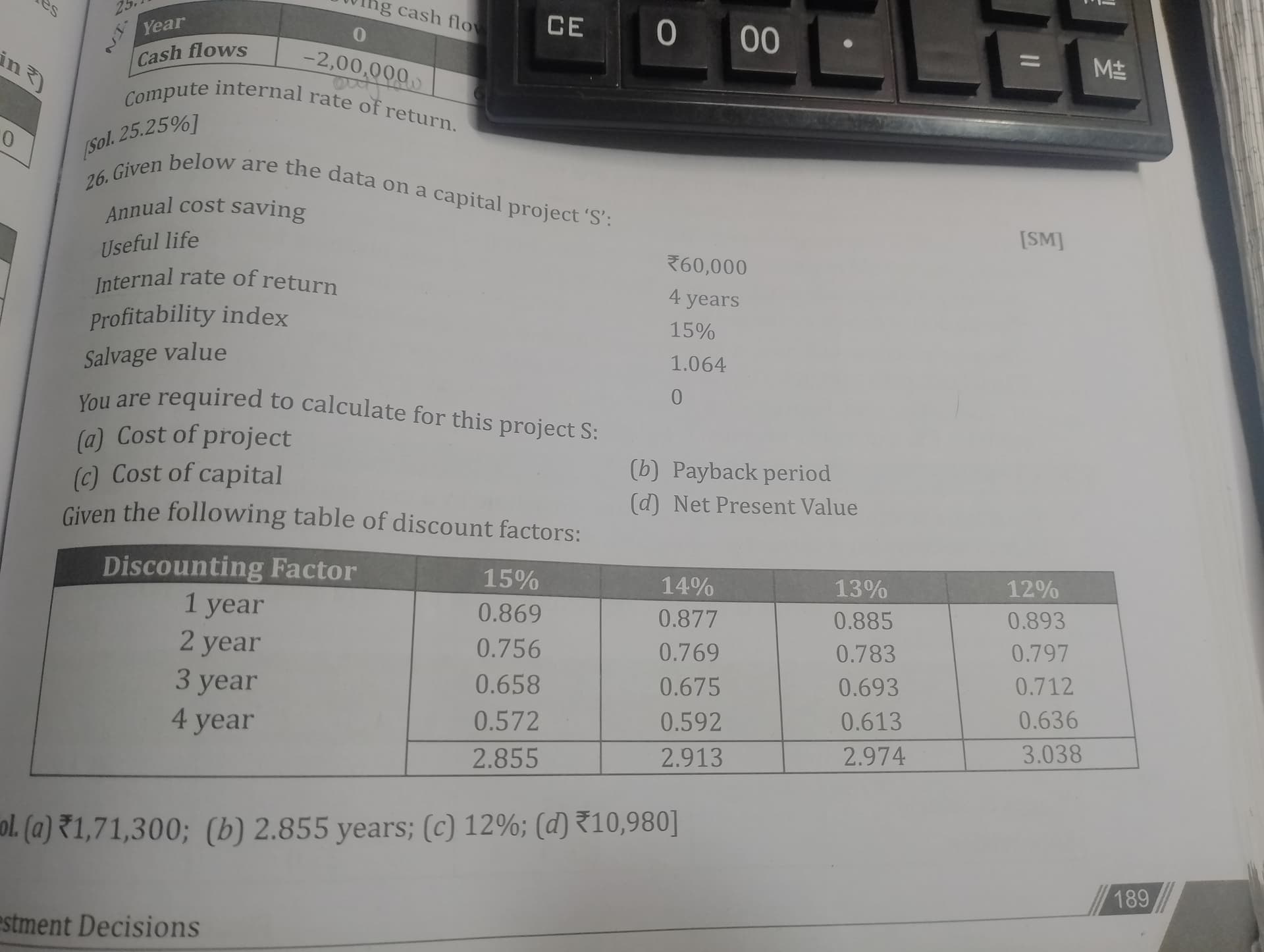 Image attached to the doubt: Is question m hm c part m pvci calculate krne k liye 15 % ka use q nhi kr skte