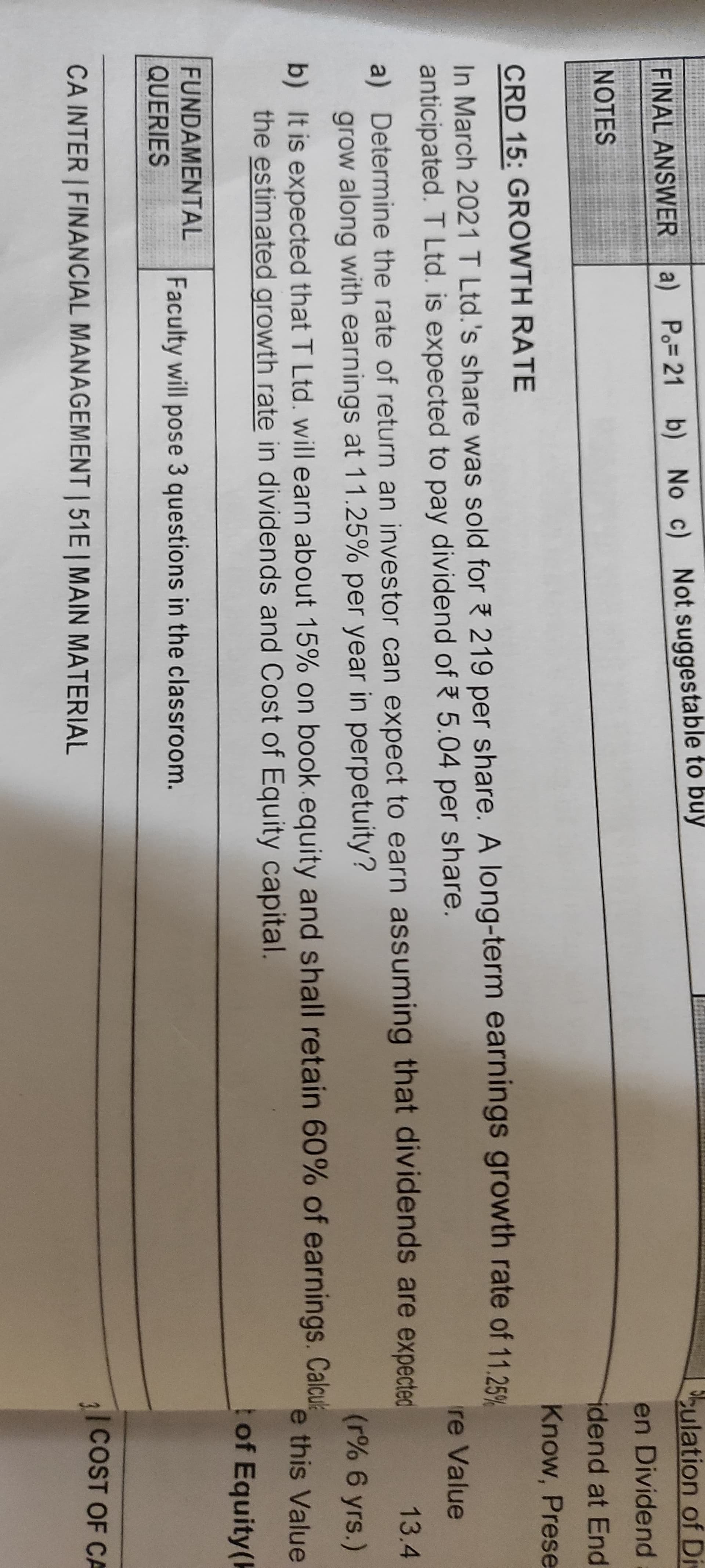 Image attached to the doubt: Can anyone tell me the answer for the (b)