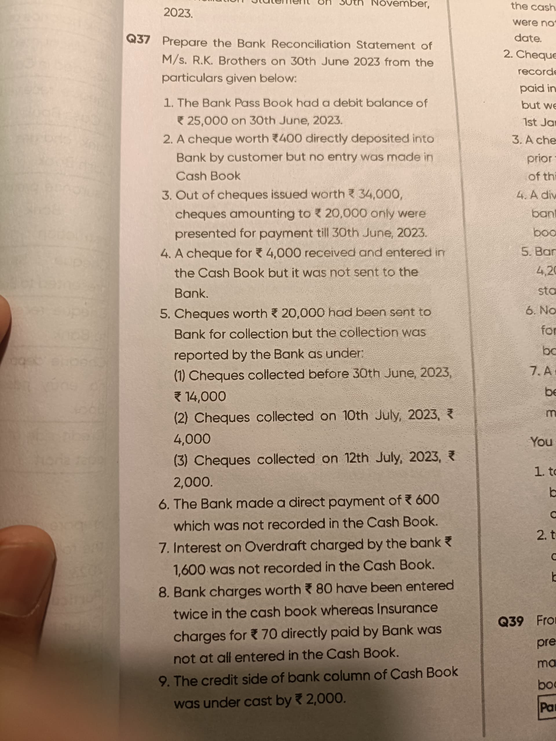 Image attached to the doubt: Can anyone explain me the 1st point of this Question??