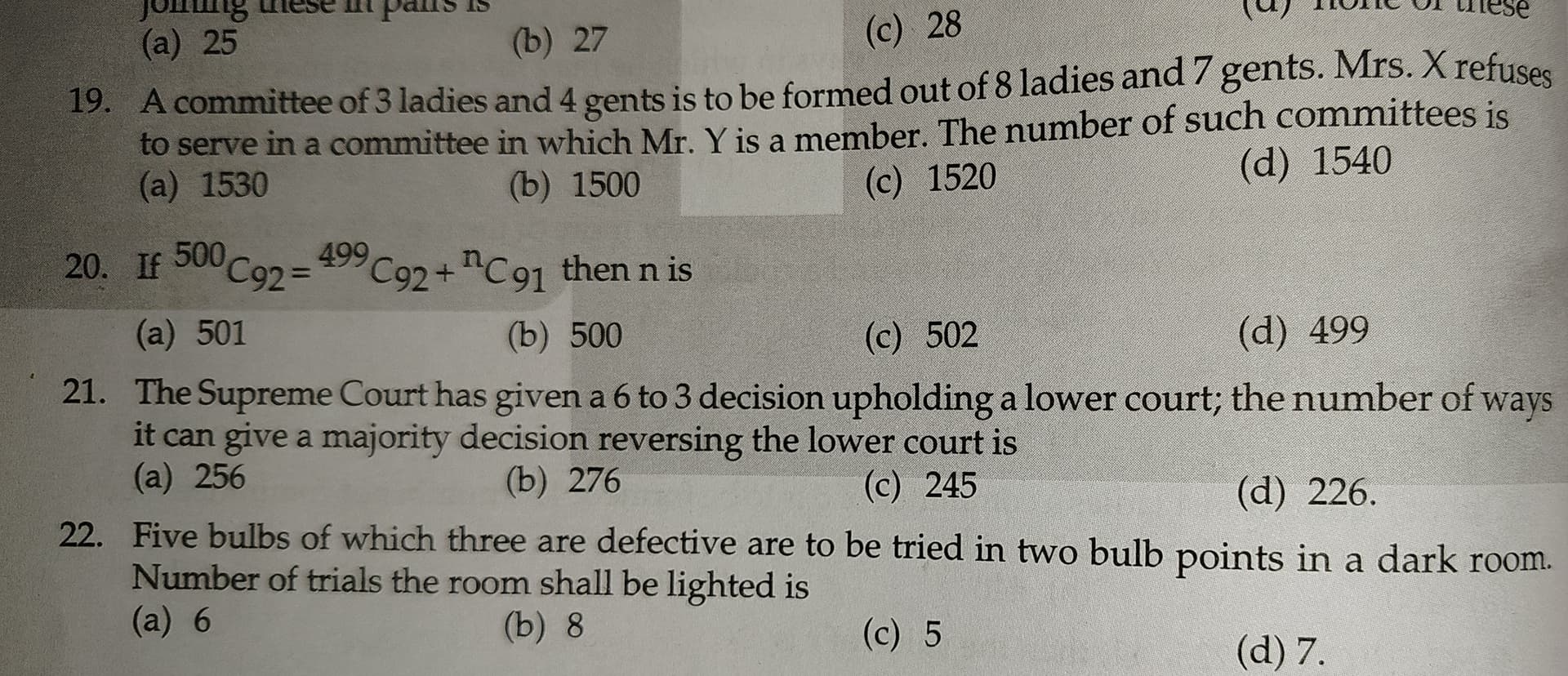 Image attached to the doubt: Can anyone explain 19,21, and 22