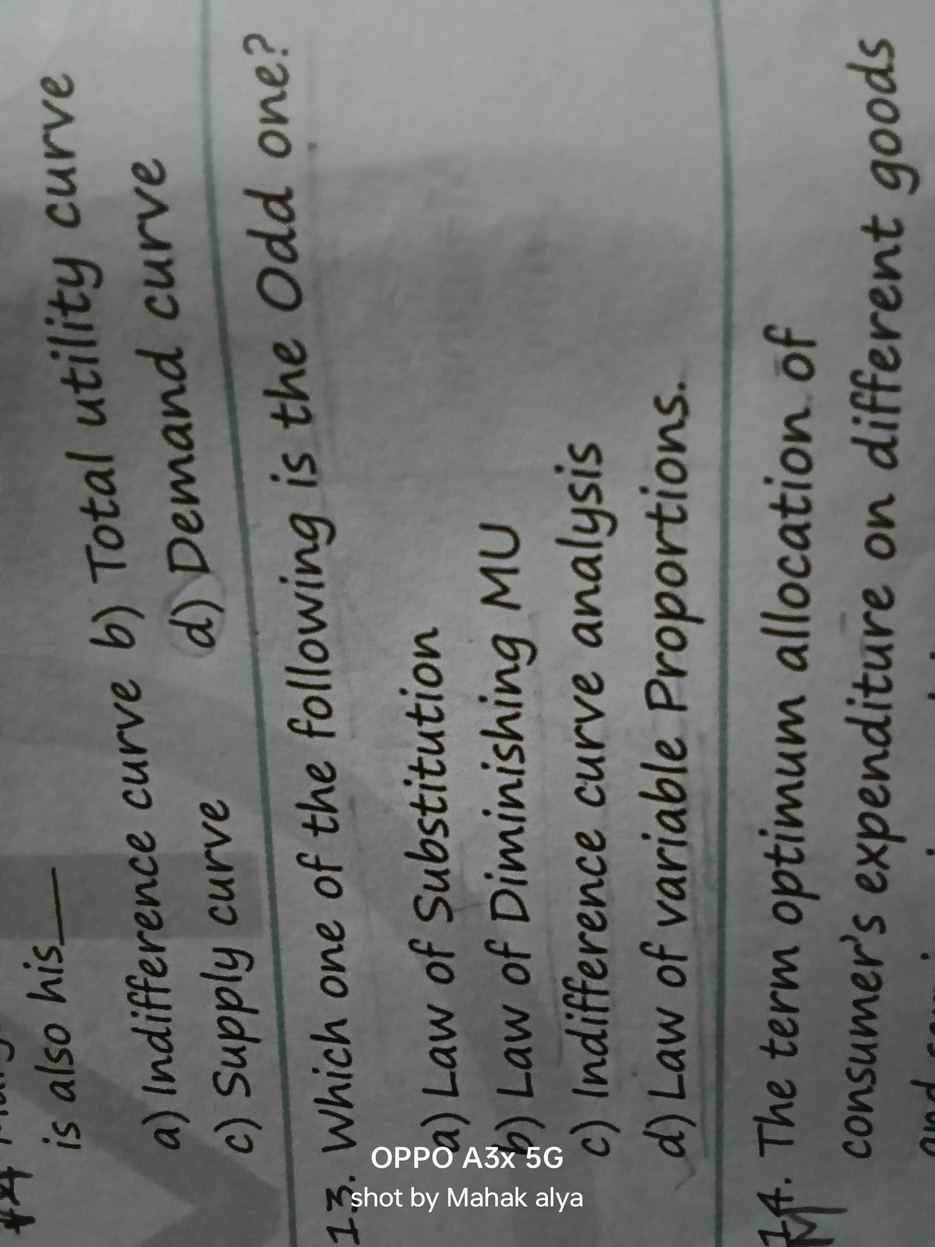 Image attached to the doubt: Anybody help me to find out the answer of about questions