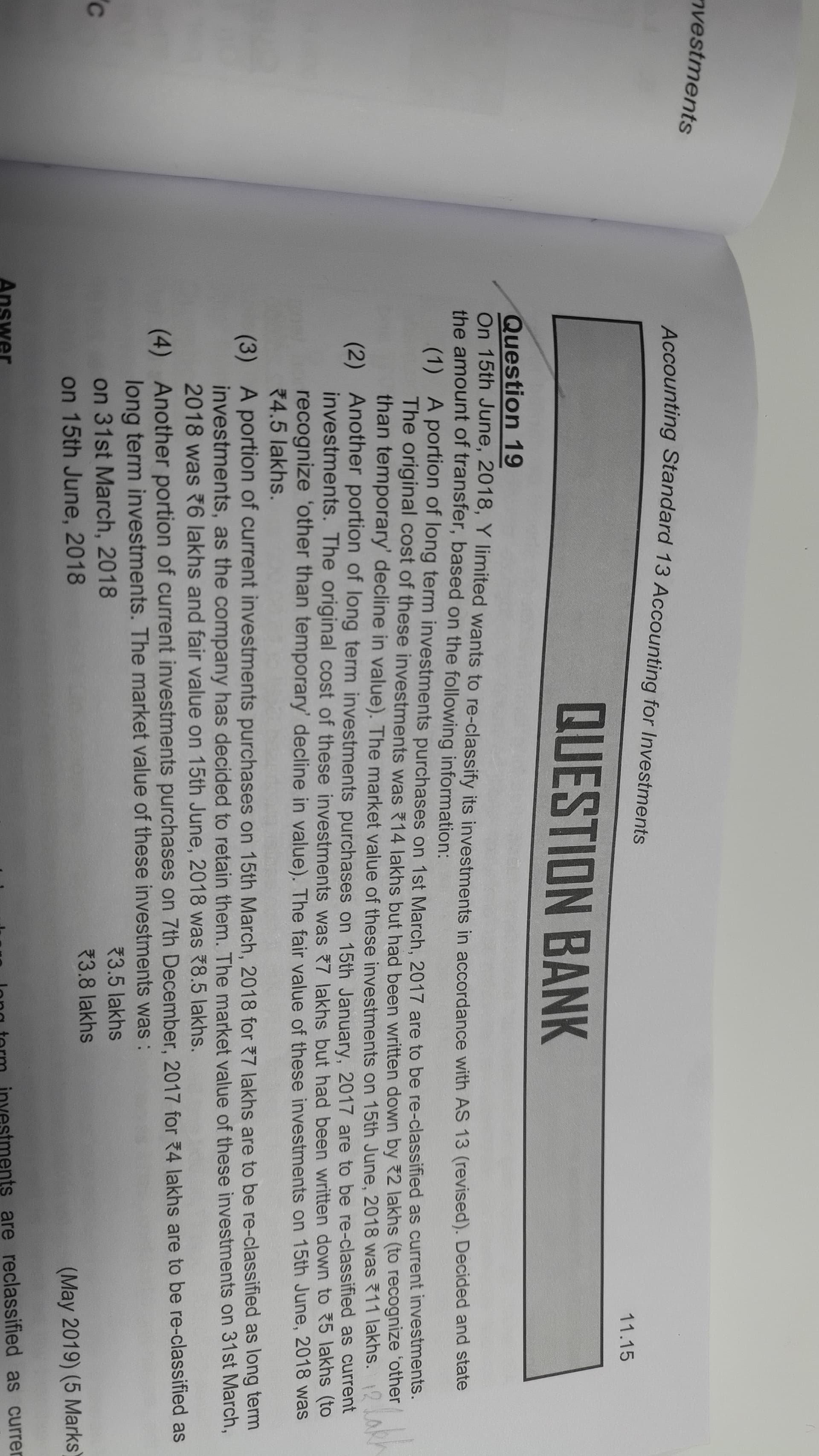 Image attached to the doubt: I have a doubt in point no. 3, there is market value and fair value, which are…