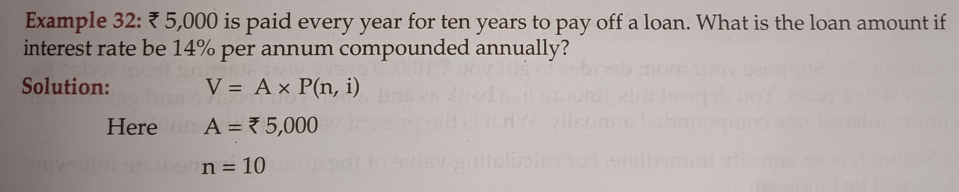 Image attached to the doubt: Can anyone pls solve this question of chapter mathematics of finance