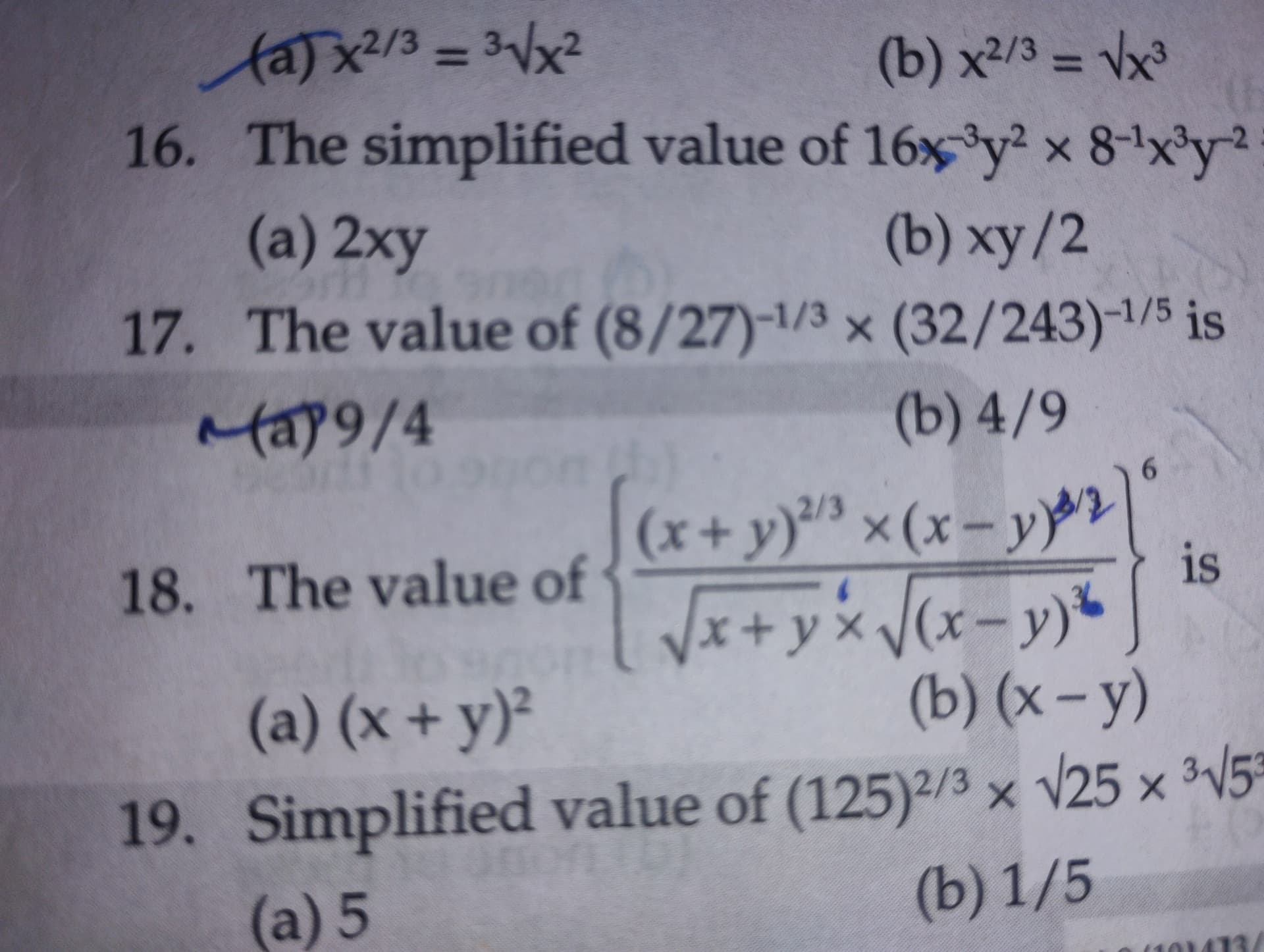 Image attached to the doubt: 18 question