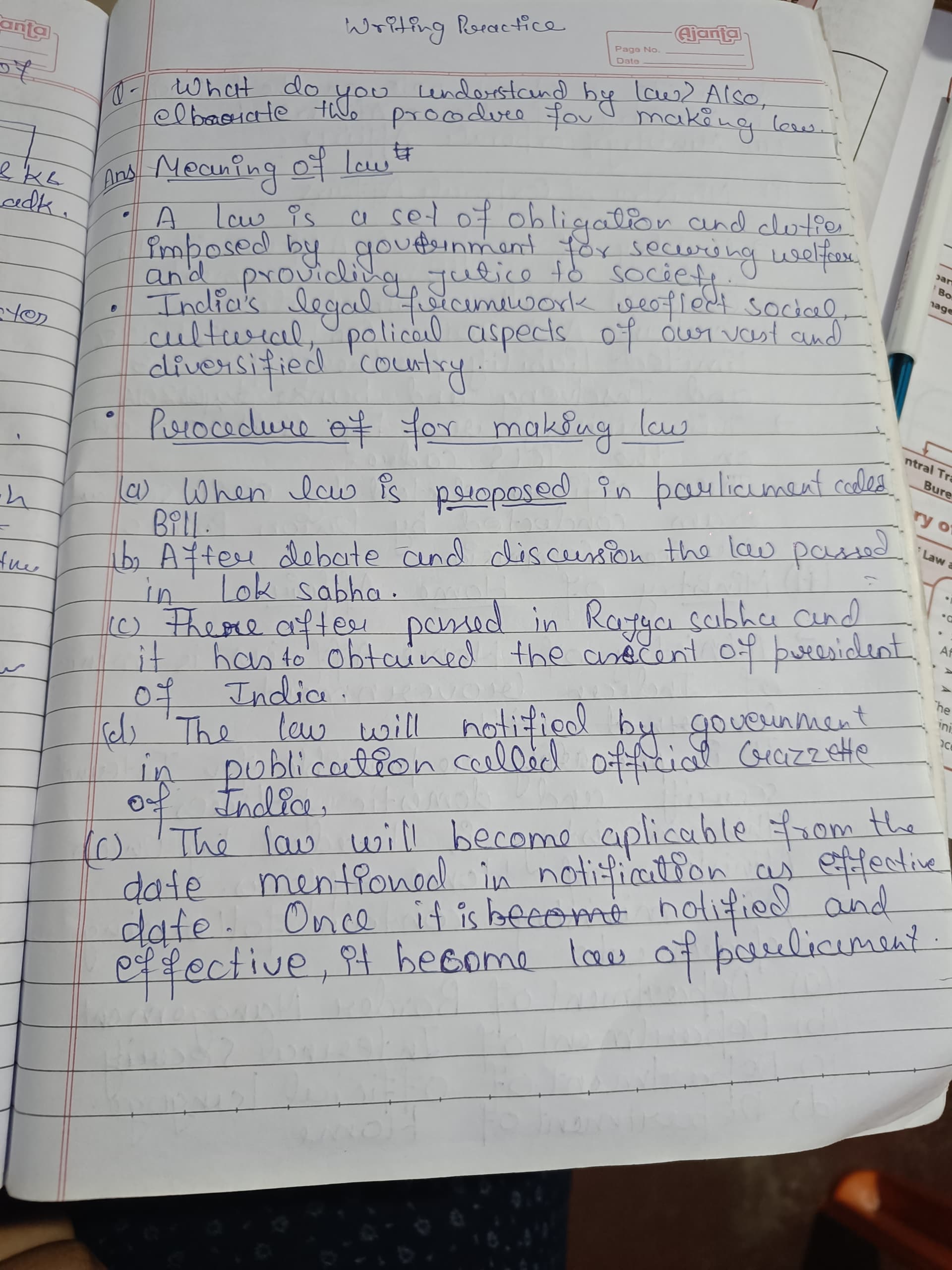 Image attached to the doubt: Can I write such answers in the exam?