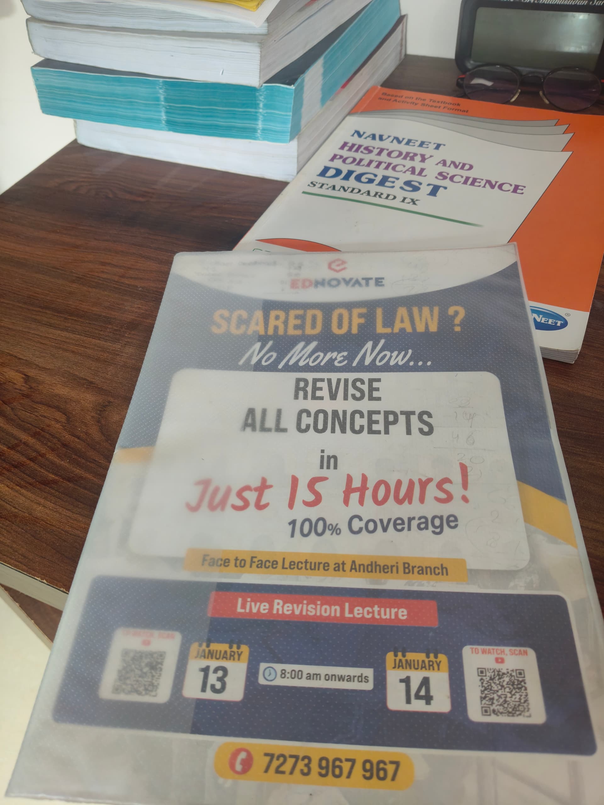 Image attached to the doubt: Anyone have adnovate accounts and economics book which content revision of all…
