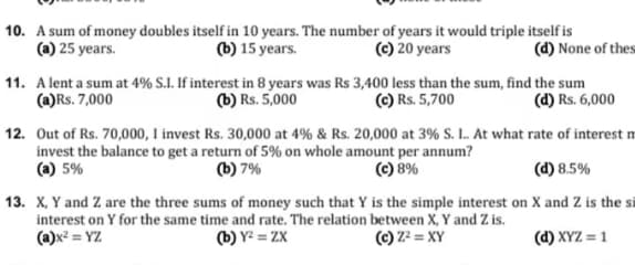 Image attached to the doubt: Tell me plz the answer of 11 question