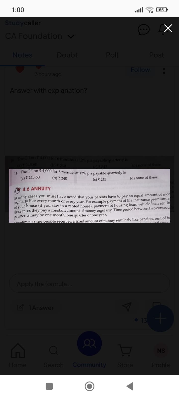Image attached to the doubt: Answer?