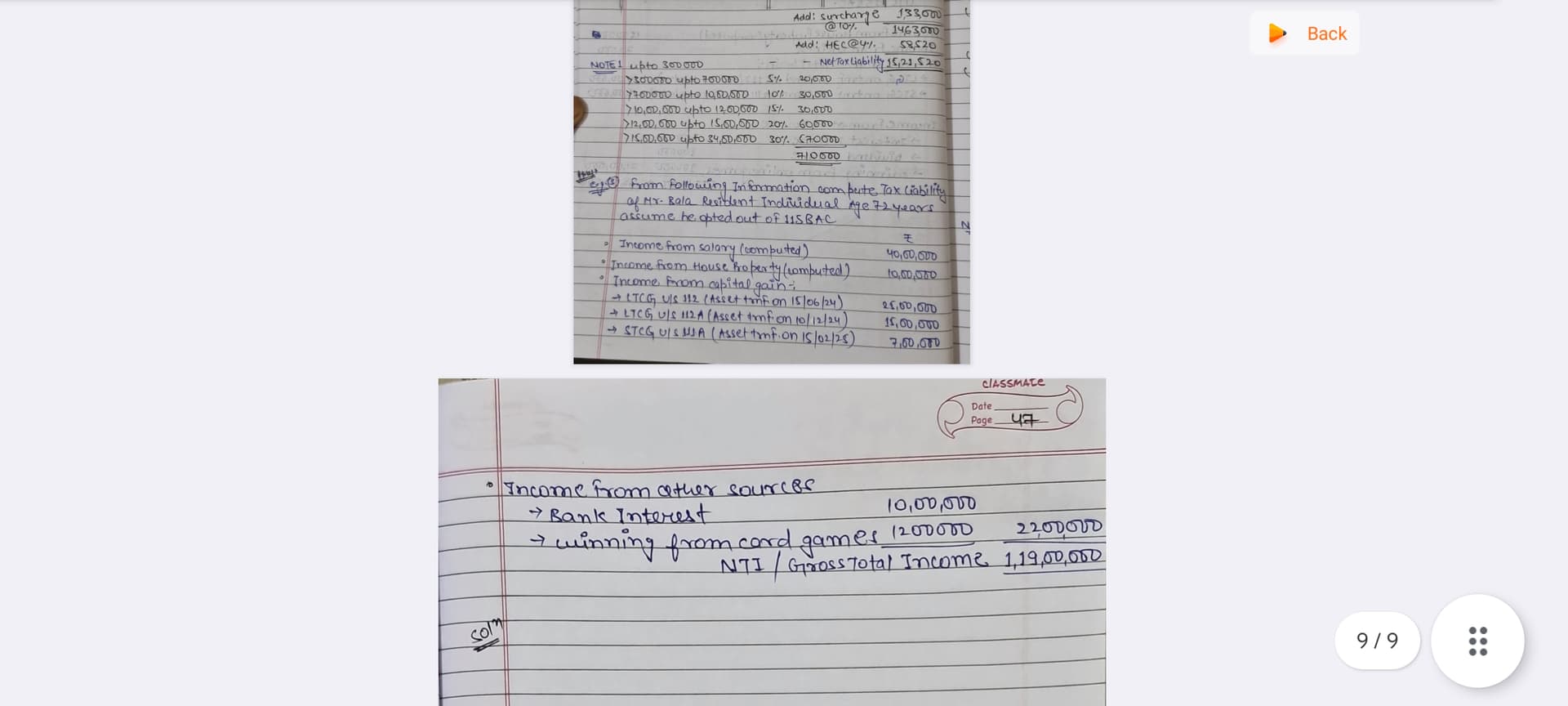 Image attached to the doubt: Anyone please send solution of this question assume assessee opted out from…