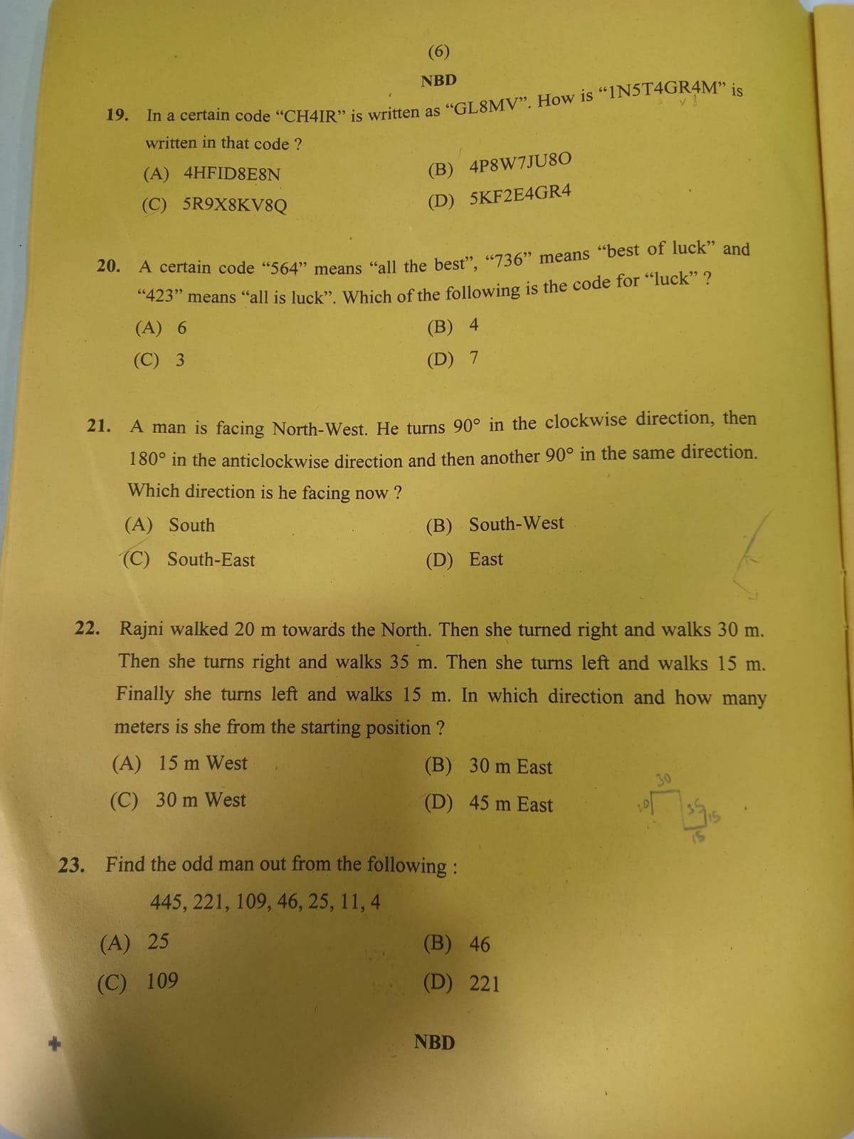 Image attached to the doubt: Solve this paper