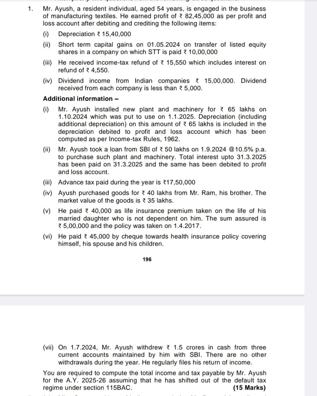 Image attached to the doubt: Can explain about depreciation What happened with depreciation of pand l and…