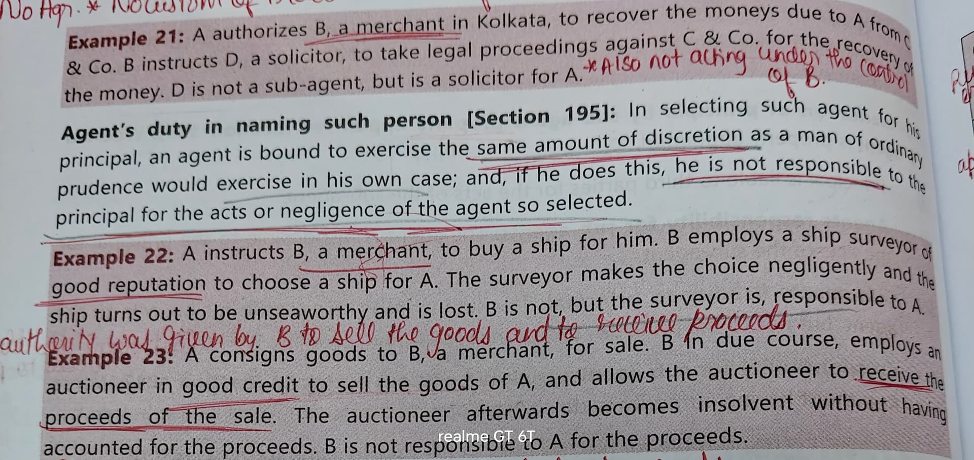 Image attached to the doubt: Can anyone explain how do we identify in these examples that the agent…
