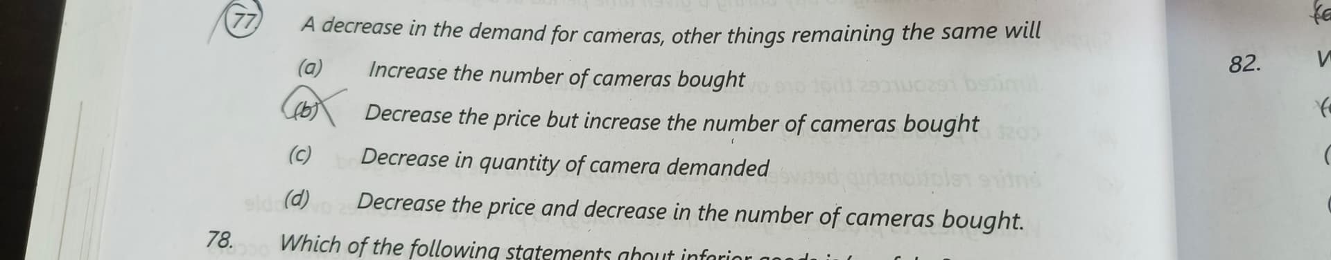 Image attached to the doubt: According to me the correct option is (d) but the answer key says (c).. which…