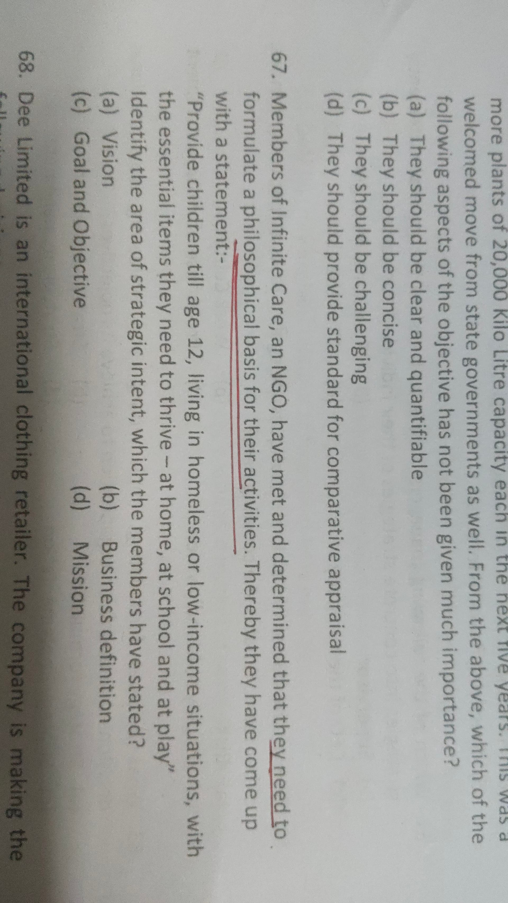 Image attached to the doubt: Can you ans MCQ67
