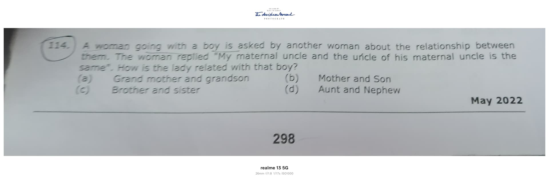 Image attached to the doubt: How find out answer?