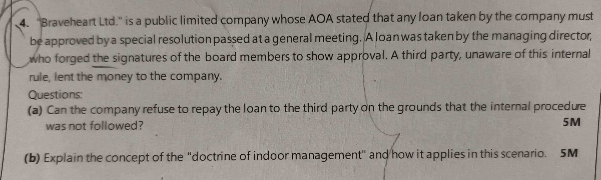 Image attached to the doubt: Can anyone answer me the 4th question