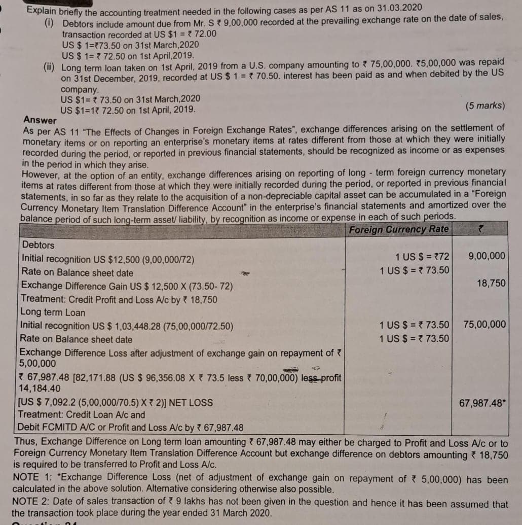 Image attached to the doubt: Answer of 2nd part