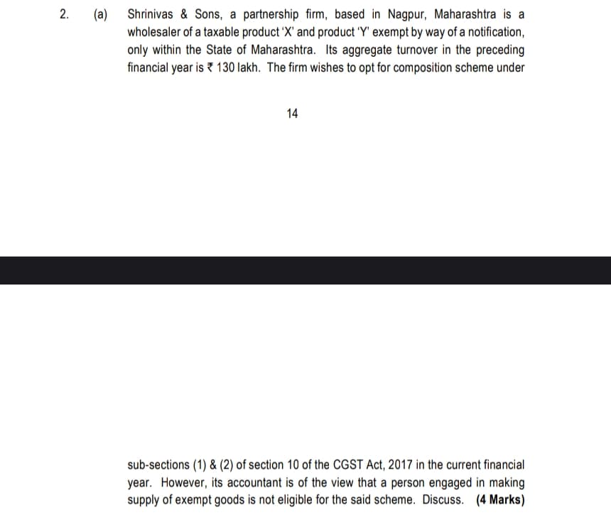Image attached to the doubt: Kya exempt supply krne pe bhi composition le skta hai ?