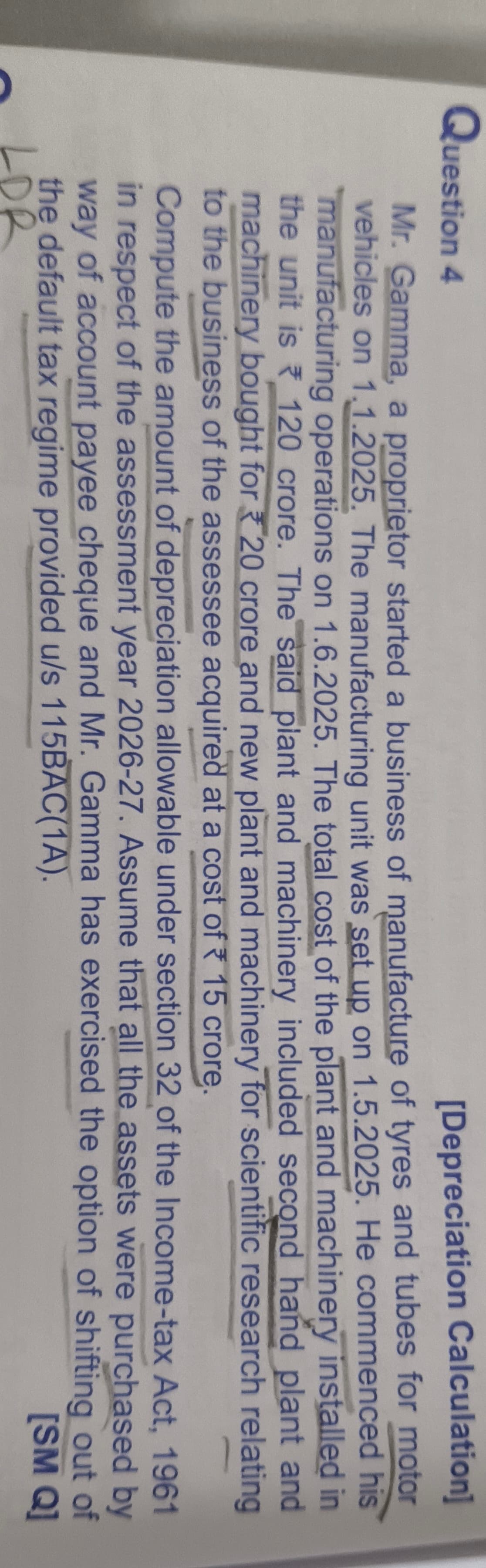 Image attached to the doubt: Kindly provide the solution to this question.