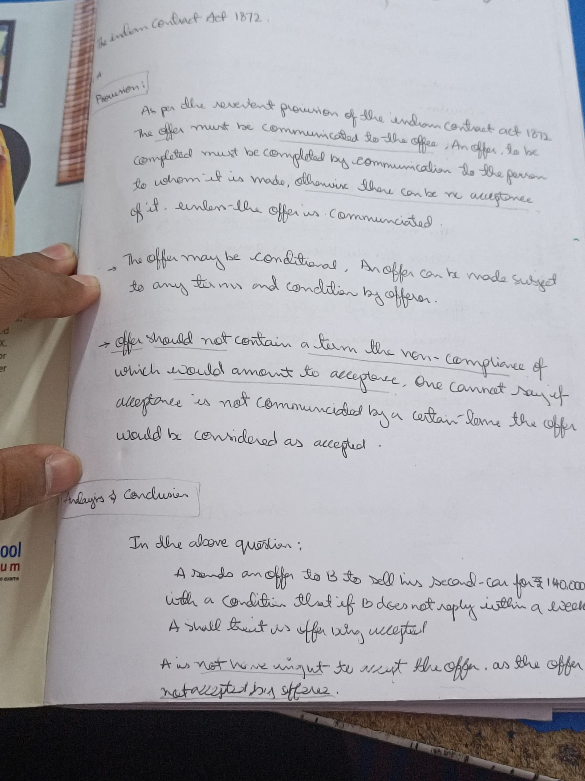 Image attached to the doubt: Can any buddy help me if I'm writing the case law answer in the correct way or…