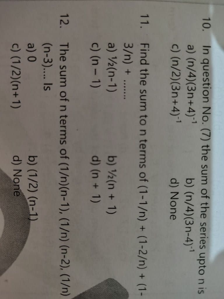 Image attached to the doubt: Question no. 11