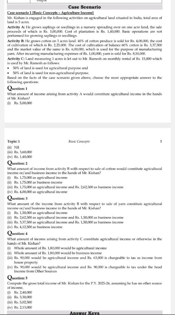 Image attached to the doubt: Can someone explain how the rental income from let out to Mr.Ramesh 50% for…