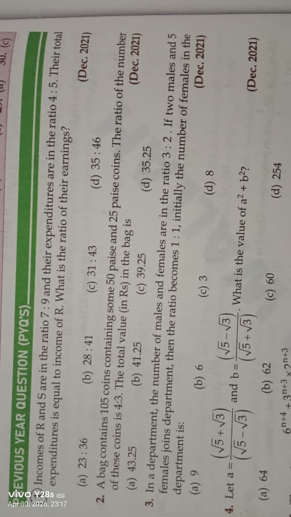 Image attached to the doubt: Question 1 slove answer full details