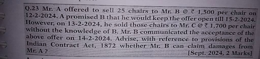 Image attached to the doubt: The question for Case studies answer