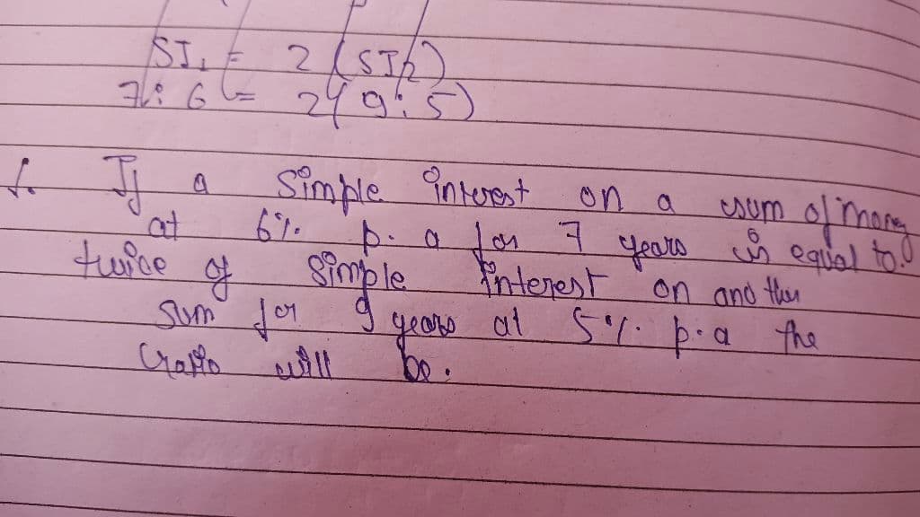 Image attached to the doubt: How to solve this type question??