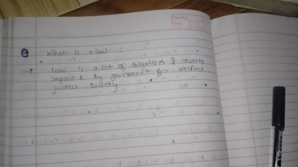 Image attached to the doubt: How to write a answer