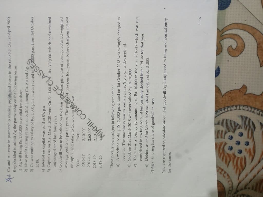 Image attached to the doubt: Solution