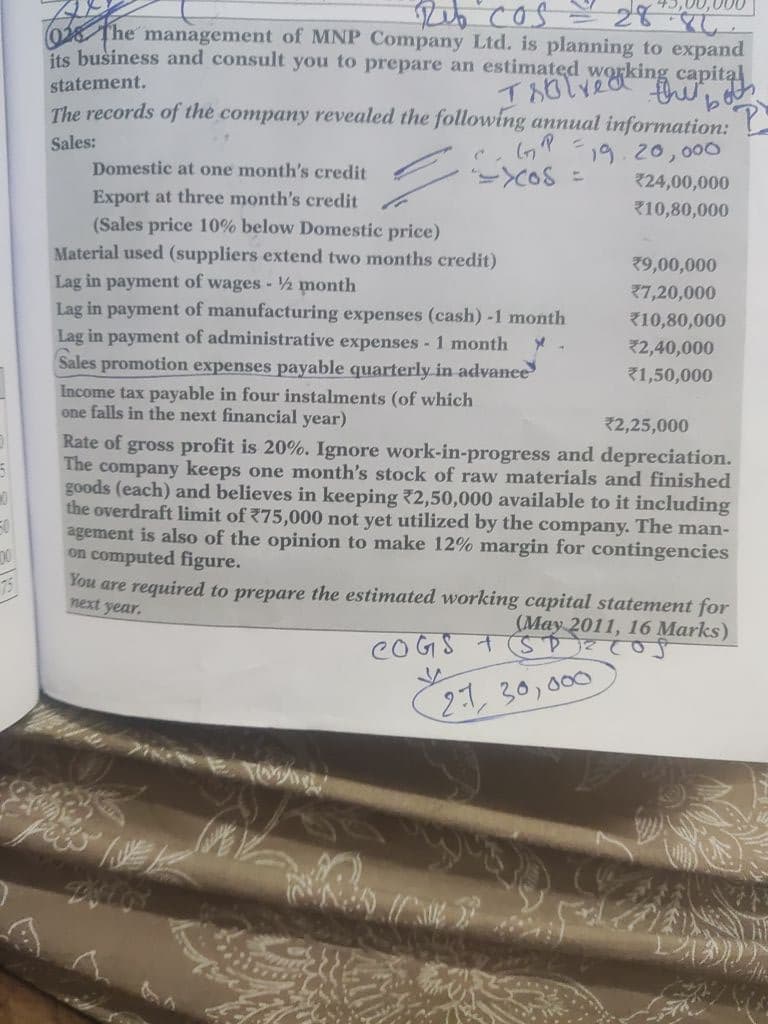 Image attached to the doubt: Solution for this sum