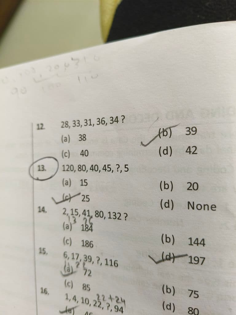Image attached to the doubt: 13 no question