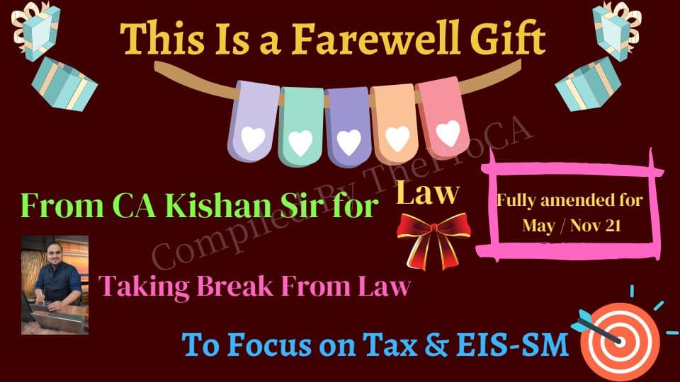 First page of Other Laws MCQs Booklet by CA Kishan Kumar