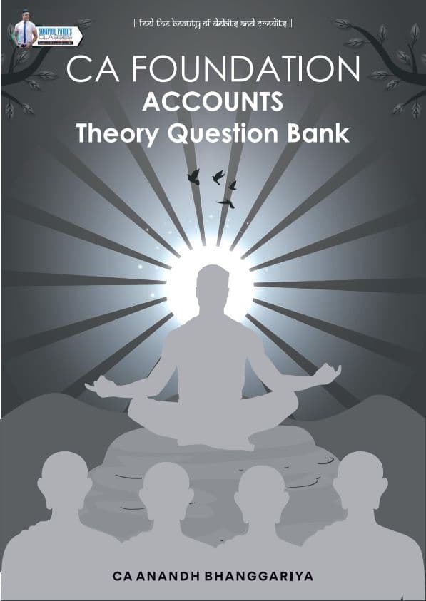 First page of CA Foundation - Accounts Theory Question Bank