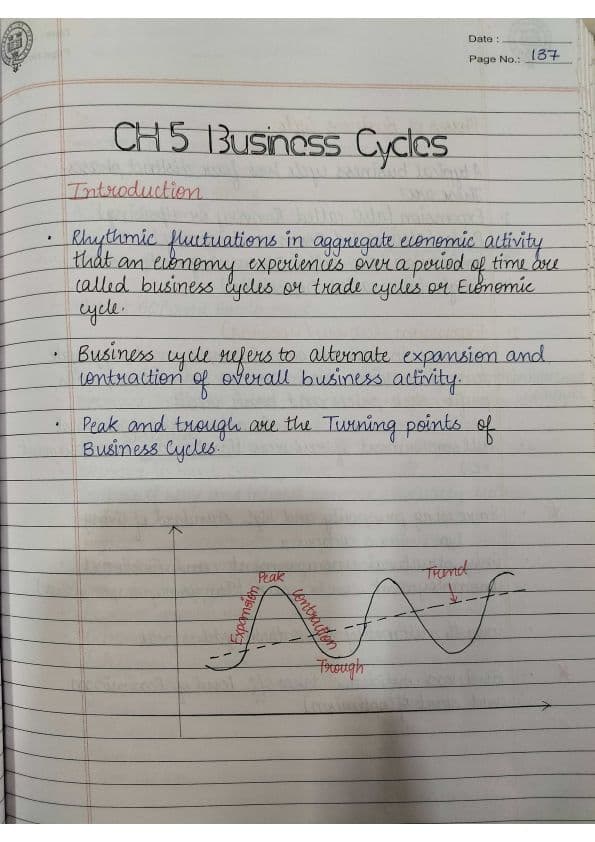 First page of Eco notes
