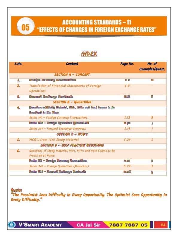 First page of Accounting Standard