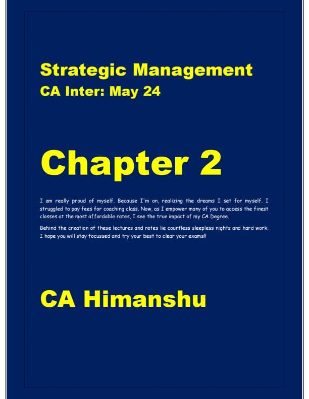 First page of Sm notes ch 2