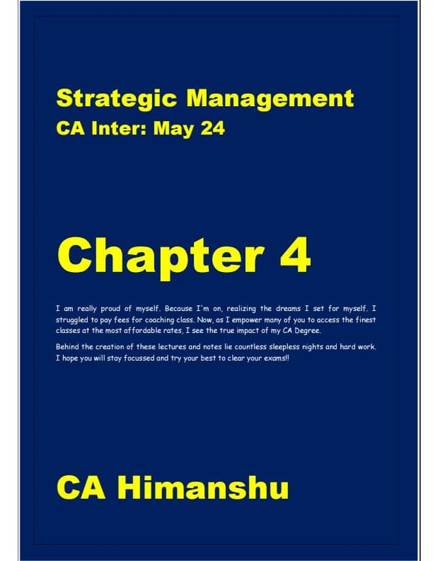 First page of Sm notes ch 4