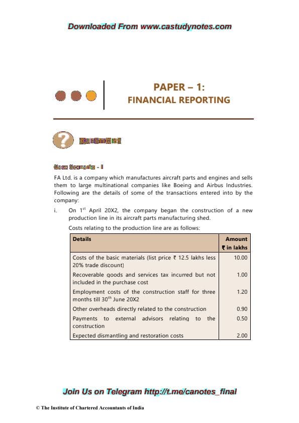 First page of Financial Reporting- Case Scenario Notes Financial reporting involves documenting an organization's financial performance and position. It encompasses preparing financial statements, such as balance sheets and income statements, to communicate relevant information to stakeholders for decision-making and accountability.