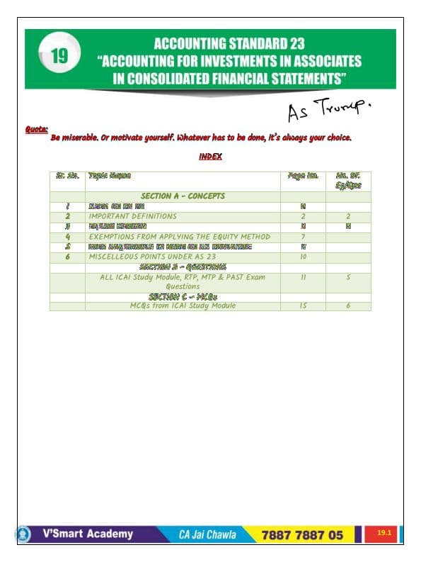 First page of AS-23 by CA Jai Chawla Sir