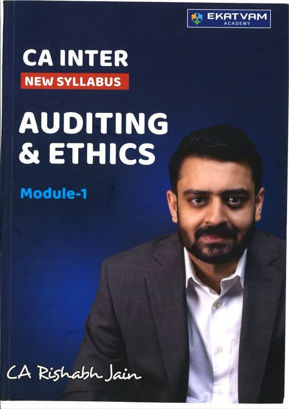 First page of Audit Module-1 by CA Rishabh Jain Sir