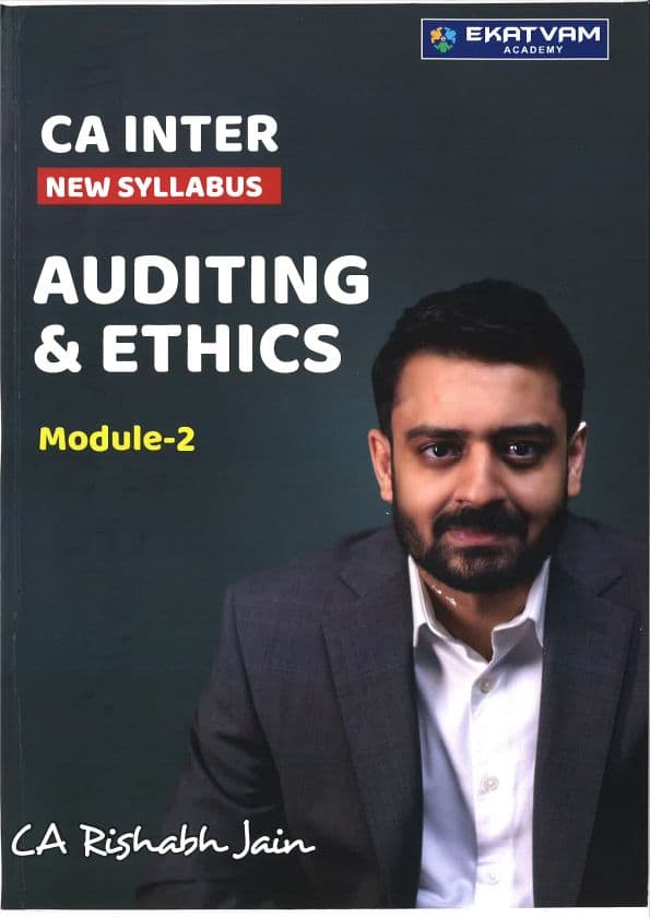 First page of Audit Module-2 by CA Rishabh Jain Sir