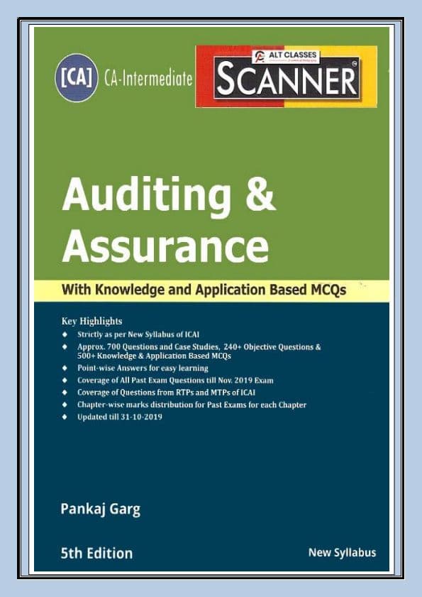 First page of AUDIT Scanner Pankaj Garg