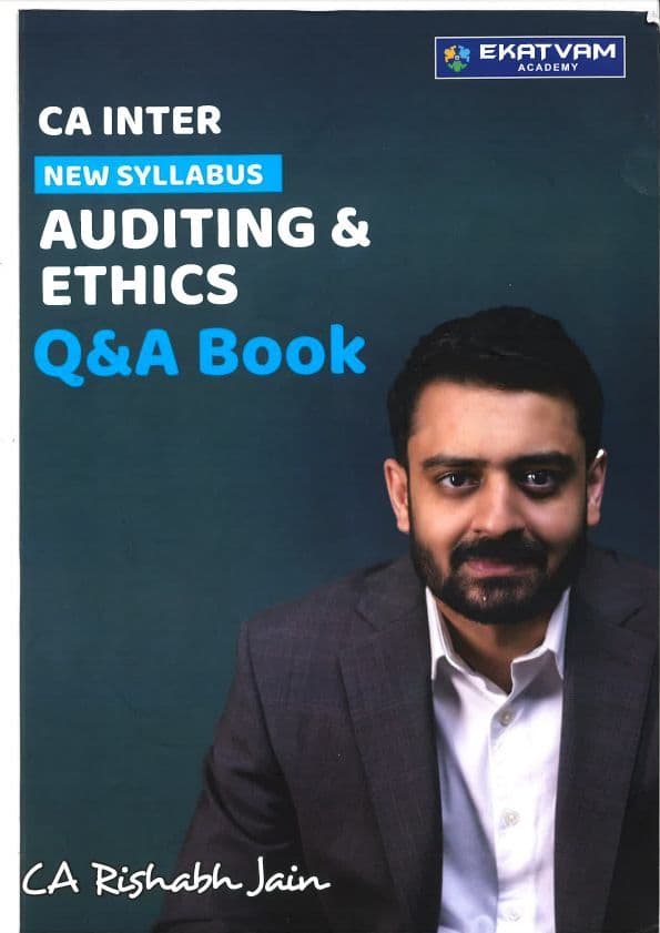 First page of Auditing and Ethics Question Answer Module by CA Rishabh Jain