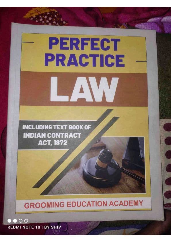 First page of Law practice book Ca foundation