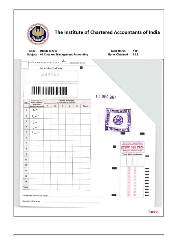 First page of Inter AIR 11 COST certified copies (dec 21)