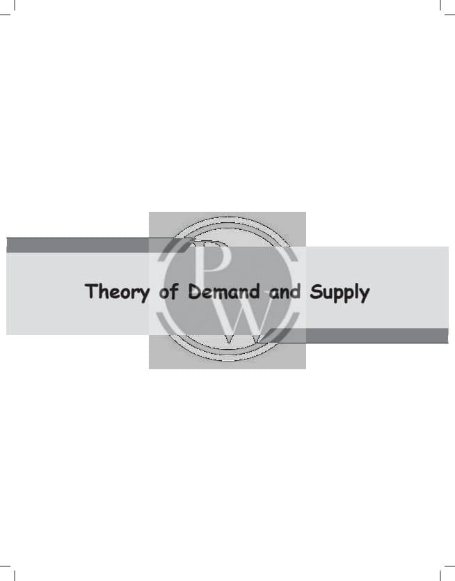 First page of Ca foundation business economics Ch 2 theory of demand and supply