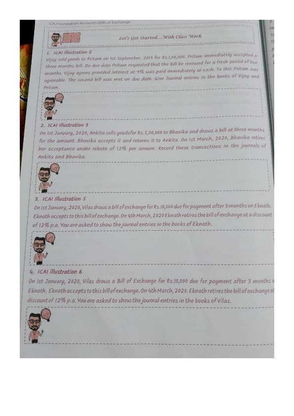 First page of » Bills of exchange : mtps, rtps with Institute illustrations.